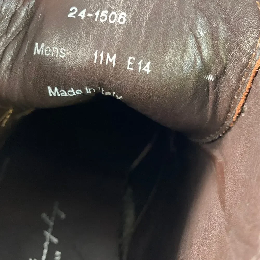 JOHNSTON MURPHY Size 11 Brown Mahagony Brogues Leather Chukka Boots